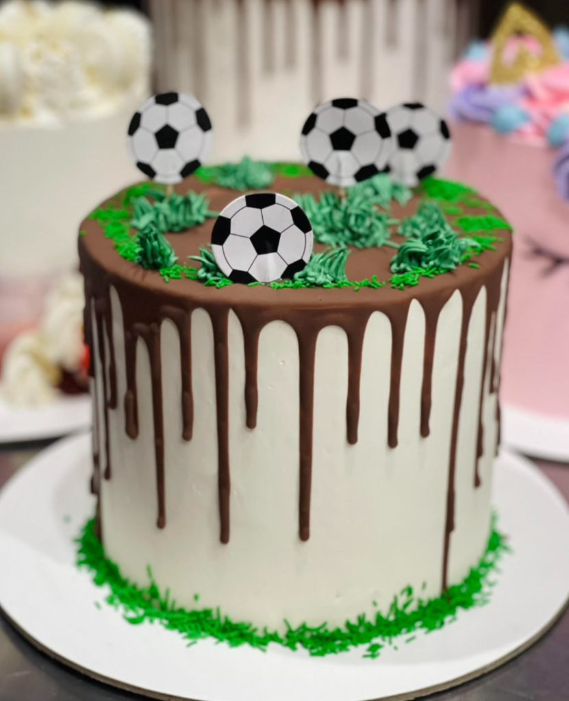 Soccer Ball Last Minute Cake - Sugar Whipped Cakes Website