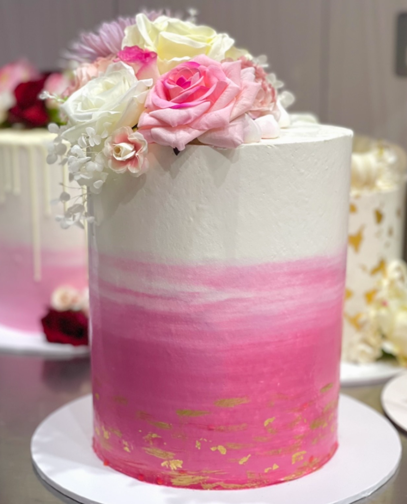 bright-pink-white-gold-floral-cake-sugar-whipped-cakes-website