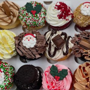 Assorted Xmas Cupcakes