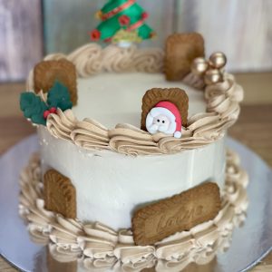 Biscoff Christmas Cake
