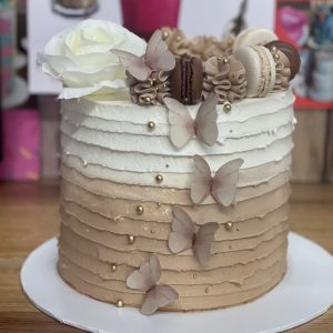 Brown Butterfly & Macarons Last Minute