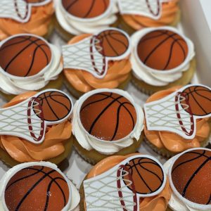 Basketball Cupcakes