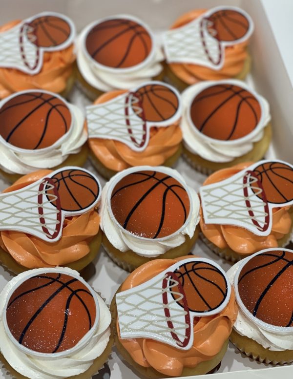 Basketball Cupcakes