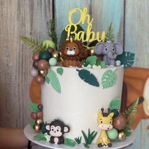 Baby Jungle animals Cake