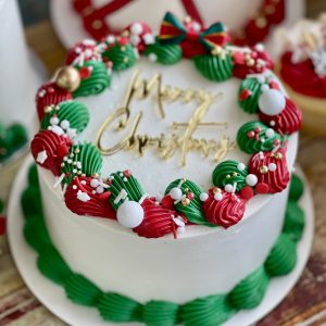 Christmas Wreath Cake