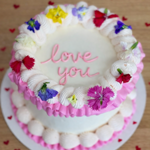 Florally Piped Vintage Cake Mini