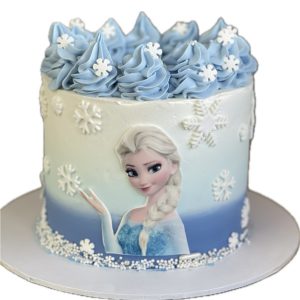 Frozen Elsa themed cake