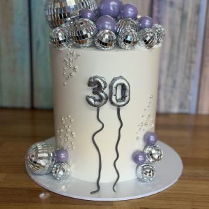 Balloons and Disco Cake